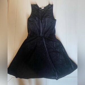Black garage dress